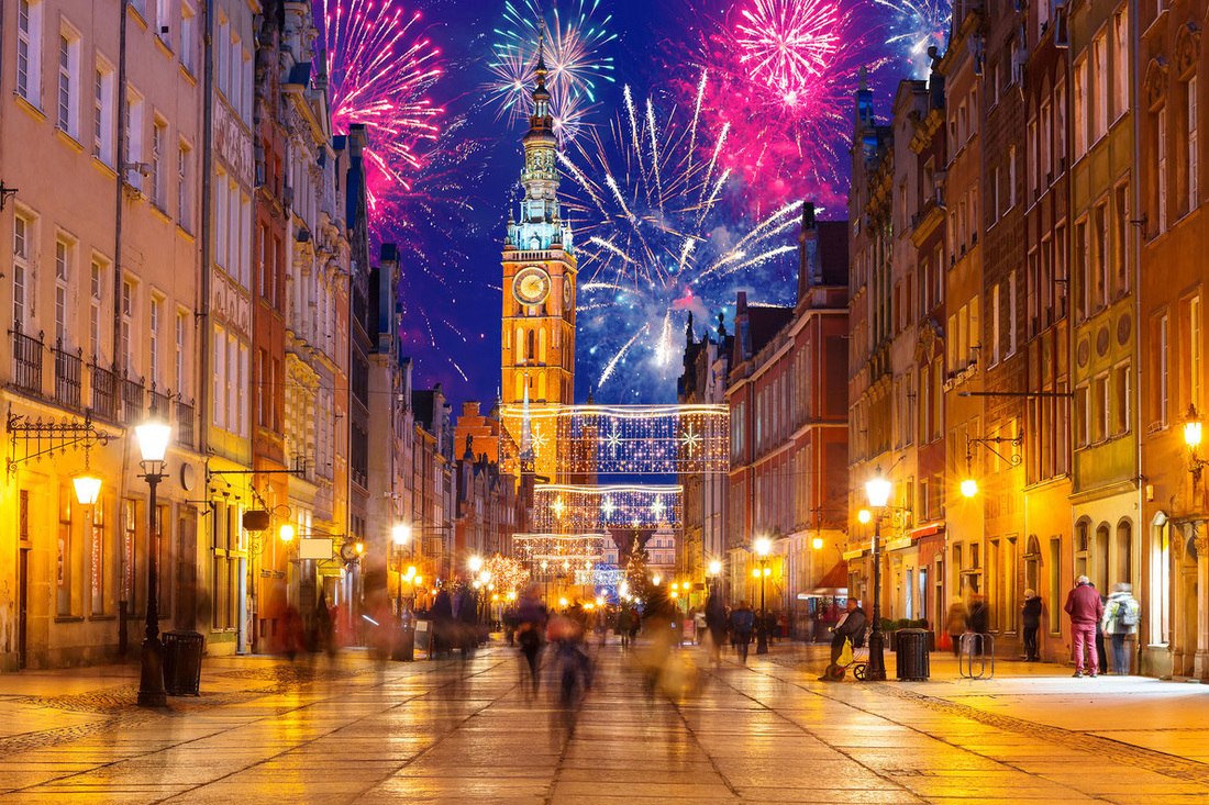 Best Destinations to celebrate New Year in Europe - Gdansk New Year - ©SurangaSL - European Best Destinations